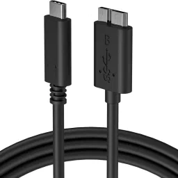 jihaan USB Type C Cable 50 CM Type C to Micro B 3.0 Cable, 5Gbps USB Type C 2.5 inch USB Type C to Micro-B USB 3.0 Cable-13