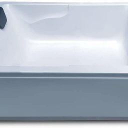 Falcon Acrylic 5 Feet Rectangular Freestanding for Adults (White) Free-standing Bathtub-image-99
