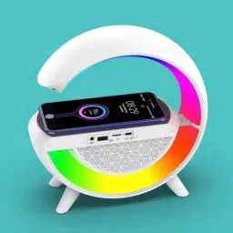 4uonly G-Shape Bluetooth Speaker with FM Radio Light Table Lamp VCX21 56 W Bluetooth Party Speaker-2