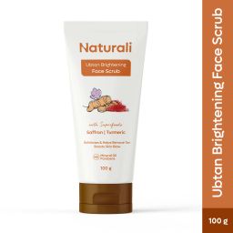 Naturali Ubtan Brightening Face Scrub With Saffron & Turmeric|Paraben & Mineral Oil Free-27