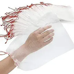 Fruit Protection Bags,net Bags for Fridge,Fruit Flower Netting Bag Pack of 100 Grocery Bags-10