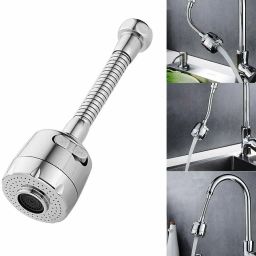 Rotatable Water Faucet Tap _ Diffuser Faucet Filter Shower Head Nozzle Adapter Faucet Handle-27