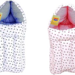 Combo Of 2 New Born Baby Sleeping Bag Cum Carry Bag/Soft,Comfortable & Skin Friendly(0-6Months,Pink & Blue) Sleeping Bag-image-17