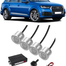 Gg18 White Car Reverse Parking Sensor with LEDDisplay 4 SensorG18 Parking Sensor-image-12