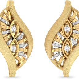 PC Jeweller The Padraig Yellow Gold 22kt Stud Earring-image-72