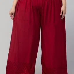 STYLE PREZONE Women Ethnic Motifs Embroidered Ethnic Palazzos-picture-56