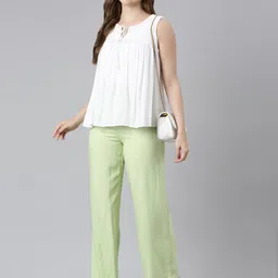 Souchii Women Straight Fit Ethnic Palazzos-picture-43