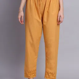 Vastraa Fusion Women Pure Cotton Palazzos-32