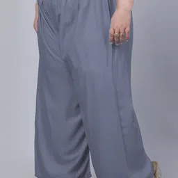 Trend Level Plus Size Flared Palazzos image 2