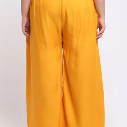 Trend Level Plus Size Flared Ethnic Palazzos image 2