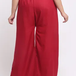 Trend Level Plus Size Flared Ethnic Palazzos image 2
