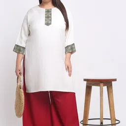 Trend Level Plus Size Flared Ethnic Palazzos image 5