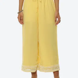 Rangriti Women Ethnic Motifs Hem Design Ethnic Palazzos-image-82