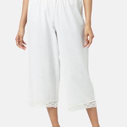 RANGMANCH BY PANTALOONS Women Straight Fit Cropped Ethnic Palazzos-picture-14