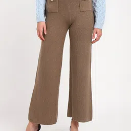 GUESS Women Textured Self Design Palazzos-picture-14