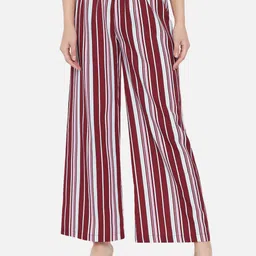 BAESD Striped Mid Rise Straight Palazzos-picture-46