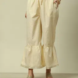 Rangriti Women Flared Ethnic Palazzos-picture-2