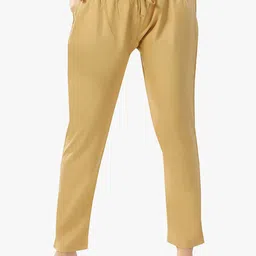 TRASA Women Ultra Soft Mid-Rise Regular Fit Trousers-image-43