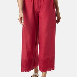 RANGMANCH BY PANTALOONS Women Straight Fit Cotton Palazzos-36