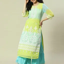 Rangriti Women Flared Ethnic Palazzos-image-30