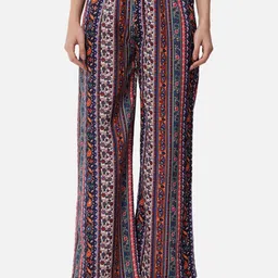 BAESD Ethnic Motifs Printed Straight Palazzos-picture-43