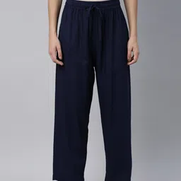 TWIN BIRDS Women Relaxed Fit Woven Palazzos-54