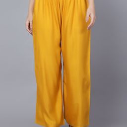 Trendzmy Women Flared Plain Slip-On Palazzos-image-55