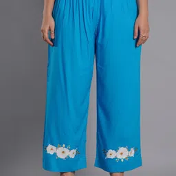 LetsDressUp Floral Printed Wide Leg Palazzos-32