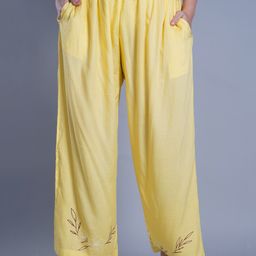LetsDressUp Women Floral Printed Wide Leg Palazzos-image-110