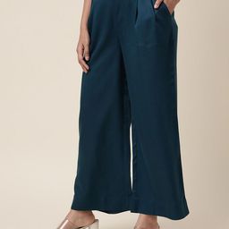 Fabindia Women Wide Leg Palazzos-image-94