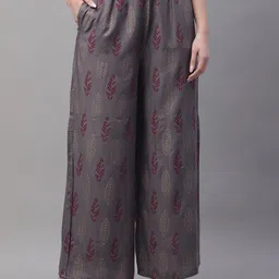 Pistaa Women Floral Printed Straight Palazzos-18