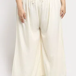 STYLE PREZONE Women Wide Leg Ethnic Plus Size Palazzos-picture-38