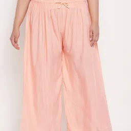 Clora Creation Plus Size Women Straight Fit Palazzos-picture-50