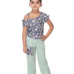 Nottie Planet Girls  Printed Top with Palazzos-image-38