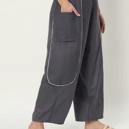 9rasa Women Cotton Straight Palazzos-image-6