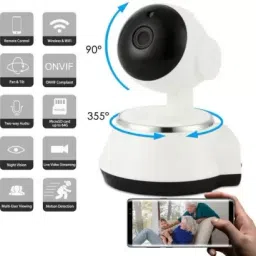 PERAMISYM V380 Pro HD Smart WiFi Wireless IP CCTV Security Camera Night Vision Security Camera-picture-7