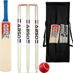 Wooden Bat Size 4 For Age Group 9-11 Years Cricket Kit-image-38