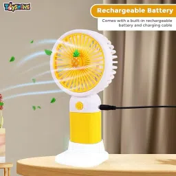 Planet Toy Mini Portable Rechargeable Handheld Personal Small Desk Fan Base Cute Design Mini Portable Rechargeable Handheld Personal Small Desk Fan USB Fan-image-82