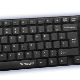 MATRIX KM-200 Wired USB Standard Multi-device Keyboard Compatible with Desktop, Laptop, Mac stand support-23