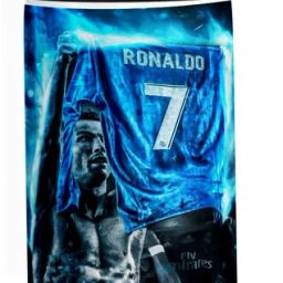 Ronaldo Sipper Water Bottle Aluminium For Bithday Boys Girls Friends (GS-326) 600 ml Water Bottle-image-11