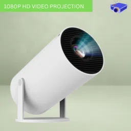 CLAIRBELL Mini HD Projector for Home 4KSupport With Built-in App Netflix/Prime/YouTubeB12 (4500 lm / 1 Speaker / Wireless / Remote Controller) Portable Projector-16
