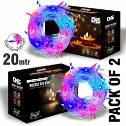 daily needs shop 40 LEDs 20 m Multicolor Flickering String Rice Lights-picture-36