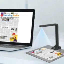 TECHCART 8 Mega Pixels A4 Document Scanner, Support USB, for Windows/MacOS/Linux. Corded Portable Scanner image 2