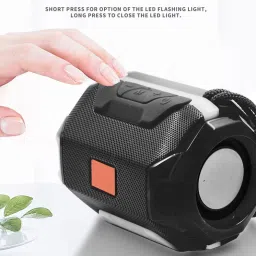Techobucks Colorful Light Portable Wireless Bluetooth Speaker Supports USB,TF Card Subwoofer Sound Speakers Loudspeaker 6 W Bluetooth Speaker image 5
