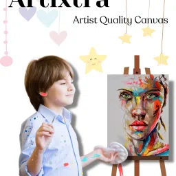 artixtra CANVAS BOARD 10 X 12 Cotton Medium Grain Board Canvas (Set of 3) image 4