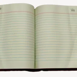 rekha binders Accounts Letter Size Register Book No8 (440pgs) 1-Part Account Book image 2