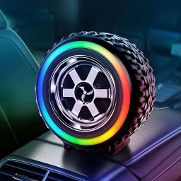 WOOS Best Buy Tyre Shaped Bluetooth Speaker,High Quality Sound, Support TF Card 12 W Bluetooth Party Speaker image 5