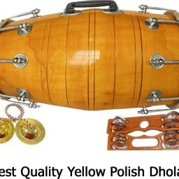 Yellow Nut Bolt Dholak Nut & Bolts Dholak-image-97