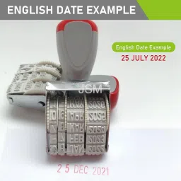 jastin Dater Stamp with Different Date & Years (Without Pad/Manual/Rolling Bands )pcs 1 rolling image 2