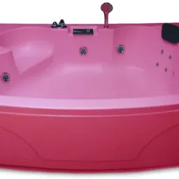 Temptation 6 Ft Jacuzzi with Back Massage & Filler System- Pink Free-standing Bathtub-image-92